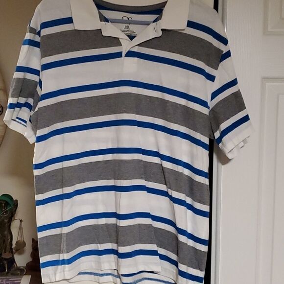 Men's two button polo golf shirt - Picture 1 of 4